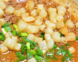 じゅわっと揚げた大根で四川風麻婆大根♪作り方7写真