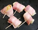 簡単！天ぷら☆玉葱のベーコン巻作り方1写真