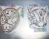 仮面ライダージオウ☆キャラチョコその2作り方4写真