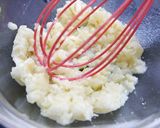 簡単！ふわふわバナナケーキ☆紙型作り～作り方1写真