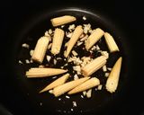 アンチョビキャベツとヤングコーンのパスタ作り方4写真