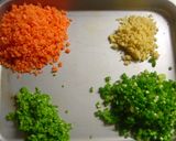 ☆　お手軽♪野菜たっぷり鶏ケチャそぼろ作り方1写真