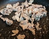 三色野菜と豚肩ロースの炒飯作り方2写真