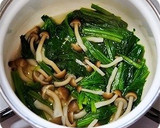 秋味♪ 柿とほうれん草の白和え作り方3写真