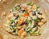 秋味♪ 柿とほうれん草の白和え作り方8写真