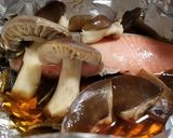 ウラベニホテイシメジと鮭のホイル焼き作り方7写真