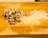 キノコでヘルシー生姜香るそぼろ丼作り方1写真