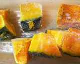 冷凍野菜で！レンジだけ！かぼちゃサラダ作り方1写真