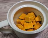 【炊飯マグ料理】カボチャの煮物作り方2写真