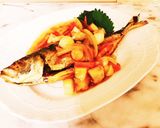 ☆魚の姿揚げ魚河岸あげあんかけ作り方7写真