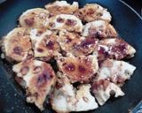 レンコンのはさみ焼き！味噌だれソース作り方7写真