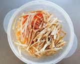 レンジで簡単☆大根の皮入りごぼうサラダ。作り方2写真