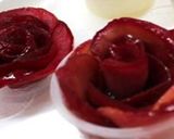 りんごの赤ワイン煮〜バラの花びら風〜作り方8写真