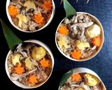 秋の香炊き込みご飯作り方4写真