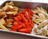 真菰と根菜のスパイシーハーブソルト炒め☆作り方1写真