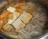朝昼夕♪糸こんにゃく玉ねぎ人参の味噌汁作り方3写真