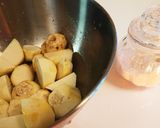 ほっこり冬の味☆無農薬里芋の柚子味噌がけ作り方2写真