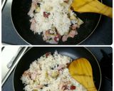 リメイク炒飯♪さつま芋ご飯でバターライス作り方4写真