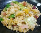 リメイク炒飯♪さつま芋ご飯でバターライス作り方7写真