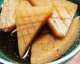 短時間で味が染みこむ、こんにゃくの煮物作り方3写真