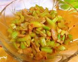ピリ辛セロリと豚肉の炒め物作り方7写真