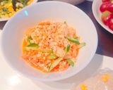 混ぜるだけ！豆腐のキムチ味噌和え作り方2写真