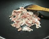 ほうれん草と豚ももの中華風炒め作り方2写真