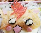 今日のキャラ弁10/10(ハリハムハリー作り方1写真