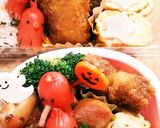 今日のキャラ弁10/10(ハリハムハリー作り方2写真