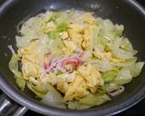 簡単！レタスのかに玉中華作り方4写真