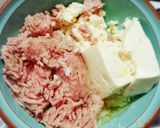 豆腐でかさまし！ふわふわ！お月見肉団子作り方1写真