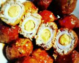 豆腐でかさまし！ふわふわ！お月見肉団子作り方8写真