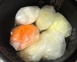 炊飯器で★簡単野菜だし★離乳食作り方3写真