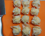 春巻の皮で鮭ポテトの揚げシュウマイ作り方4写真