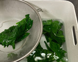 ほうれん草、茎と葉と分けて保存作り方5写真