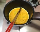 簡単！木の葉型オムレツを作る作り方3写真
