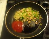 蒸かしジャガ芋と野菜のケチャップ炒め焼き作り方5写真