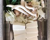 簡単糖質オフ☆キムチチゲ風こんにゃく麺作り方1写真