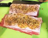 豚バラ肉とジャガイモのスパイシースモーク作り方1写真