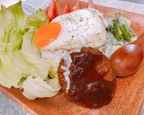 一人暮らしの簡単手抜きロコモコ作り方4写真