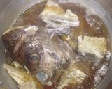 鯛とごぼうのあら煮作り方3写真