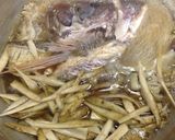 鯛とごぼうのあら煮作り方4写真