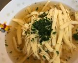 クレープ入りコンソメスープ作り方6写真