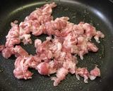 サツマイモと豚の塩きんぴら作り方3写真
