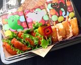 ハロウィンおにぎり 簡単弁当作り方1写真