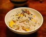 栗は後混ぜで★玄米入りほうじ茶ごはん作り方7写真