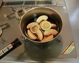 りんごの赤ワイン煮作り方3写真