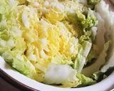 白菜の薬味鍋作り方1写真