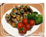 豚バラの彩り野菜巻き作り方4写真