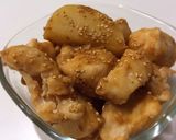 シャキむち！鶏胸と長芋のにんにく醤油炒め作り方7写真